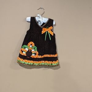 BONNIE BABY THANKSGIVING HOLIDAY DRESS SIZE 18M